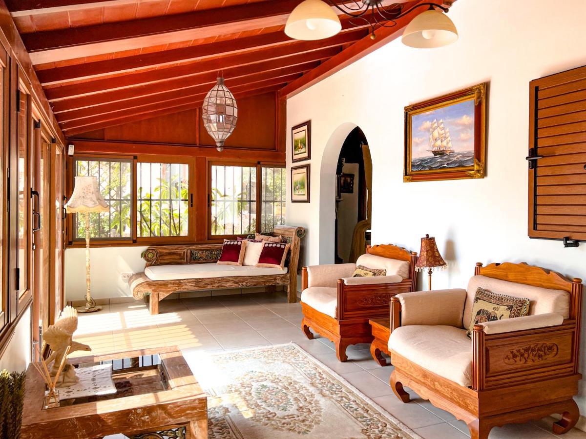 Exquisite Rural House With Garden, Pool And Sea Views Villa Arico Viejo Luaran gambar