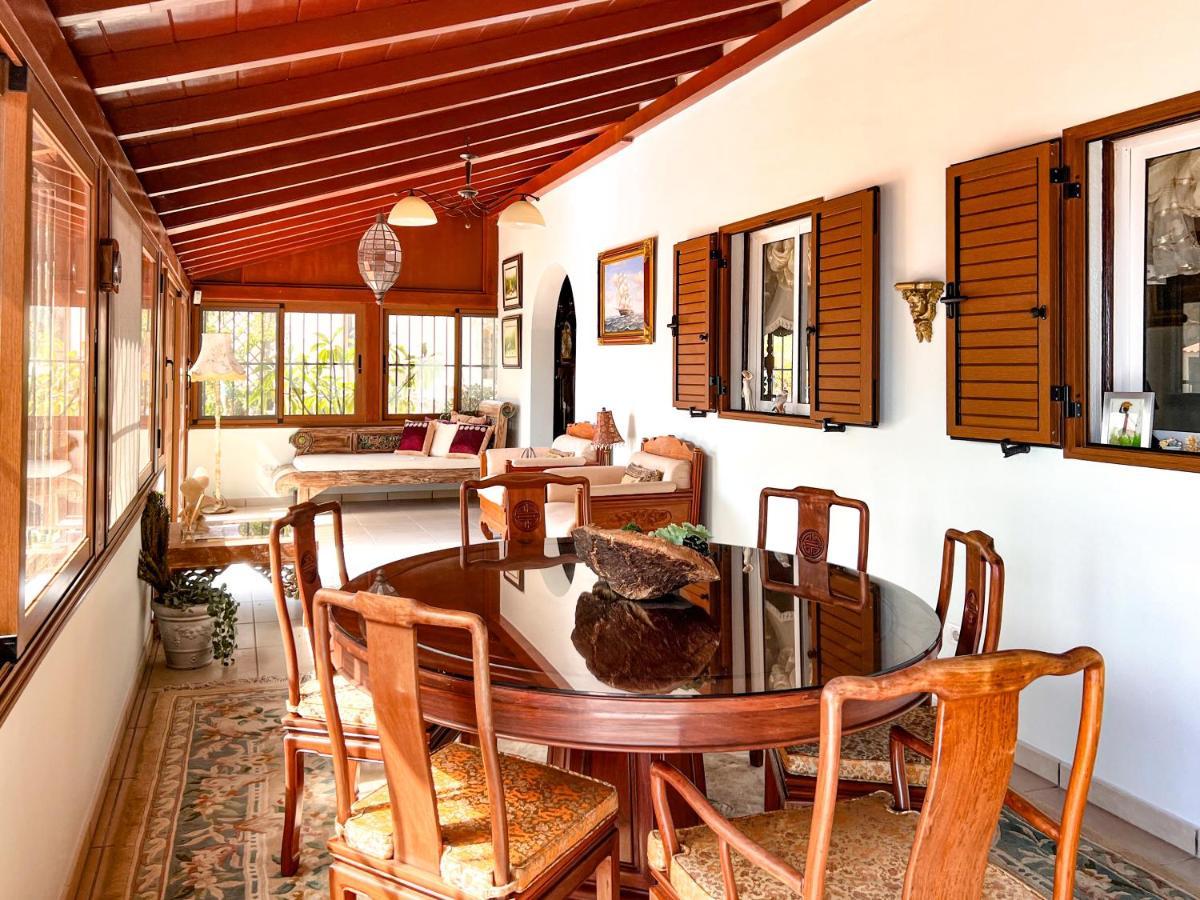 Exquisite Rural House With Garden, Pool And Sea Views Villa Arico Viejo Luaran gambar