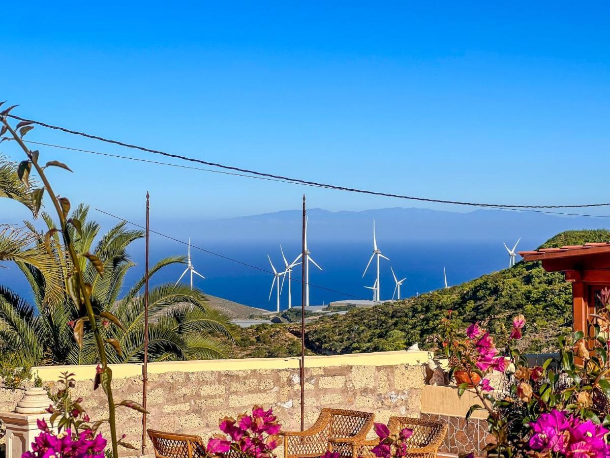 Exquisite Rural House With Garden, Pool And Sea Views Villa Arico Viejo Luaran gambar