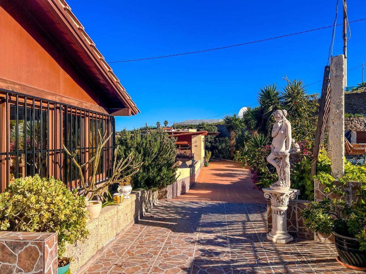 Exquisite Rural House With Garden, Pool And Sea Views Villa Arico Viejo Luaran gambar