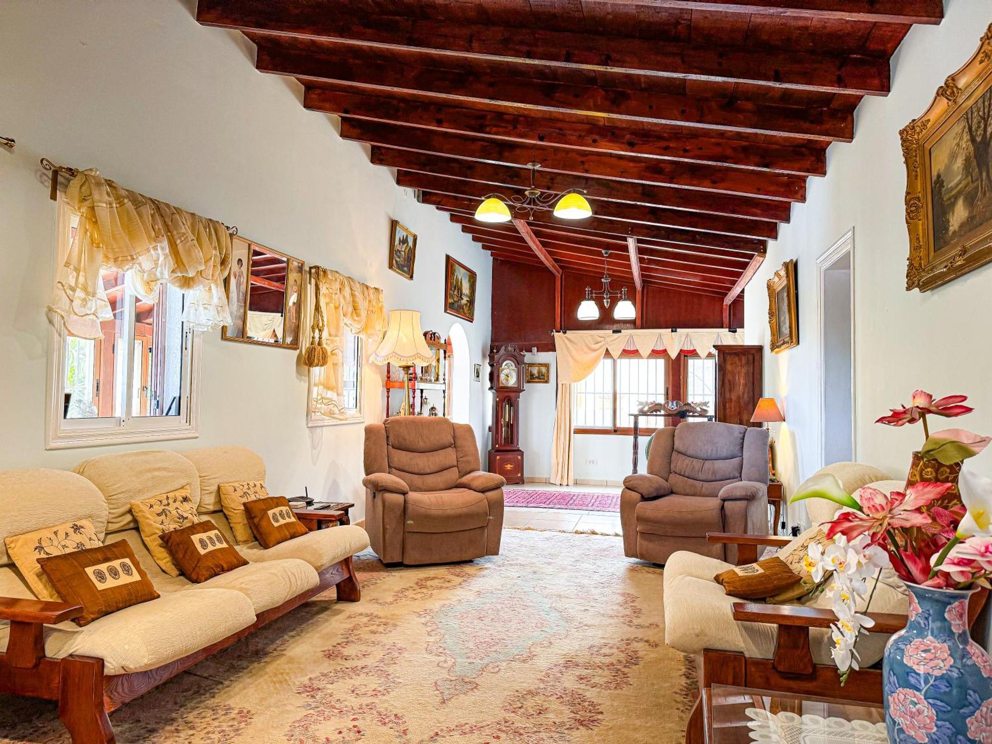 Exquisite Rural House With Garden, Pool And Sea Views Villa Arico Viejo Luaran gambar