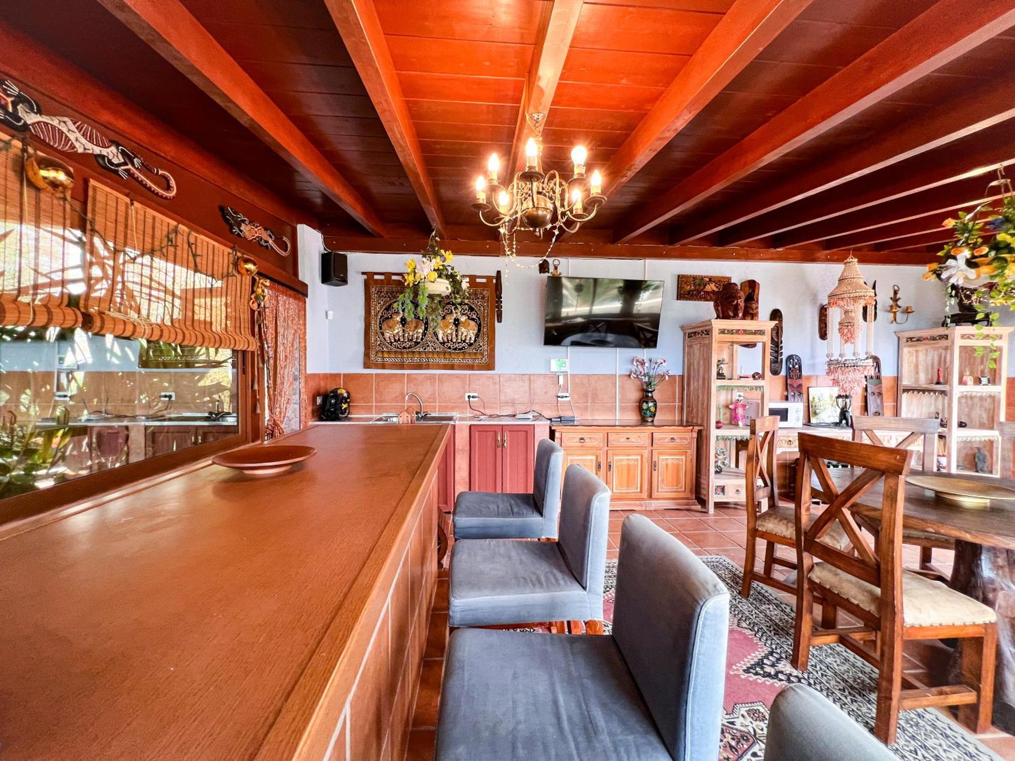 Exquisite Rural House With Garden, Pool And Sea Views Villa Arico Viejo Luaran gambar
