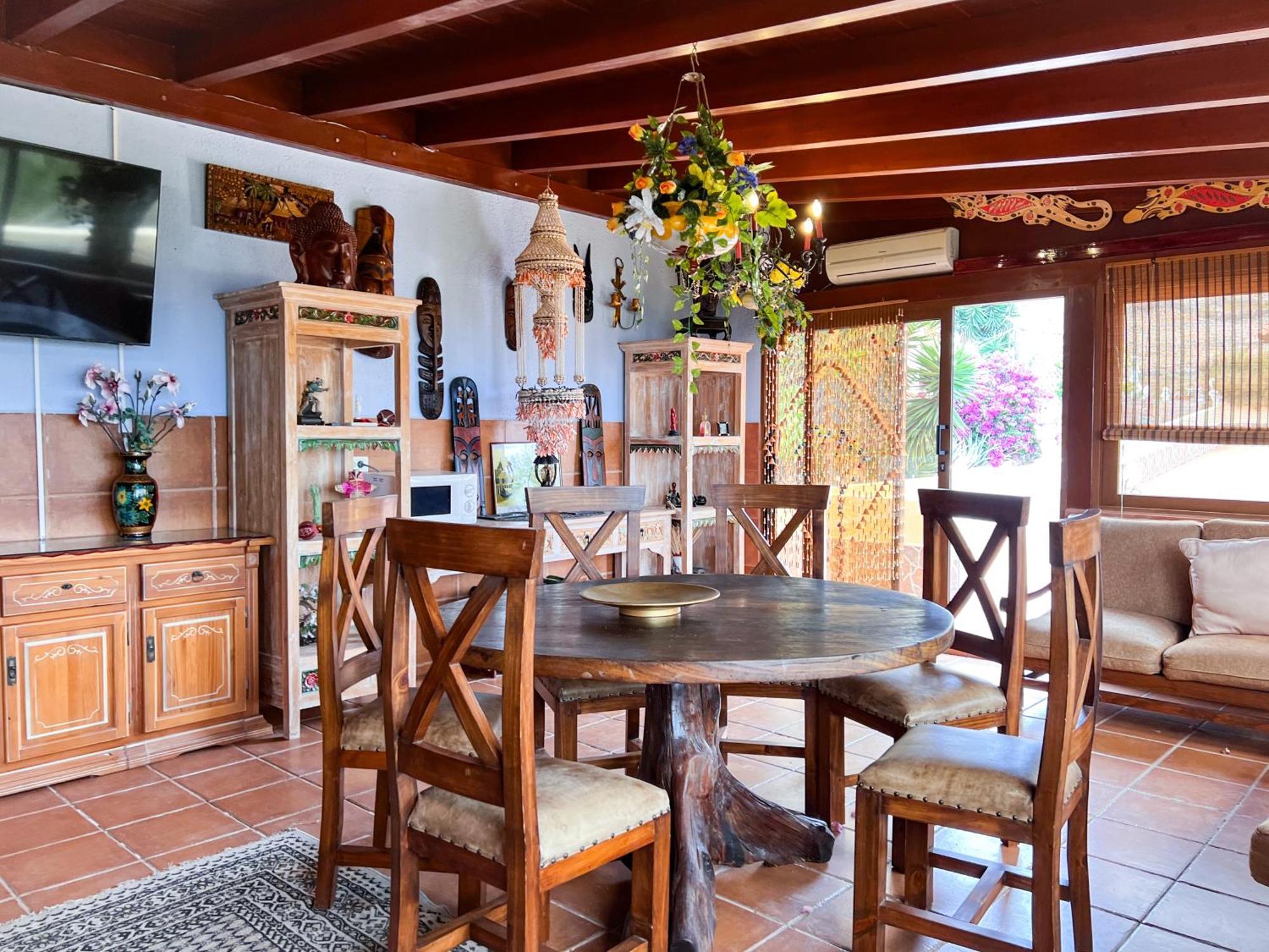 Exquisite Rural House With Garden, Pool And Sea Views Villa Arico Viejo Luaran gambar