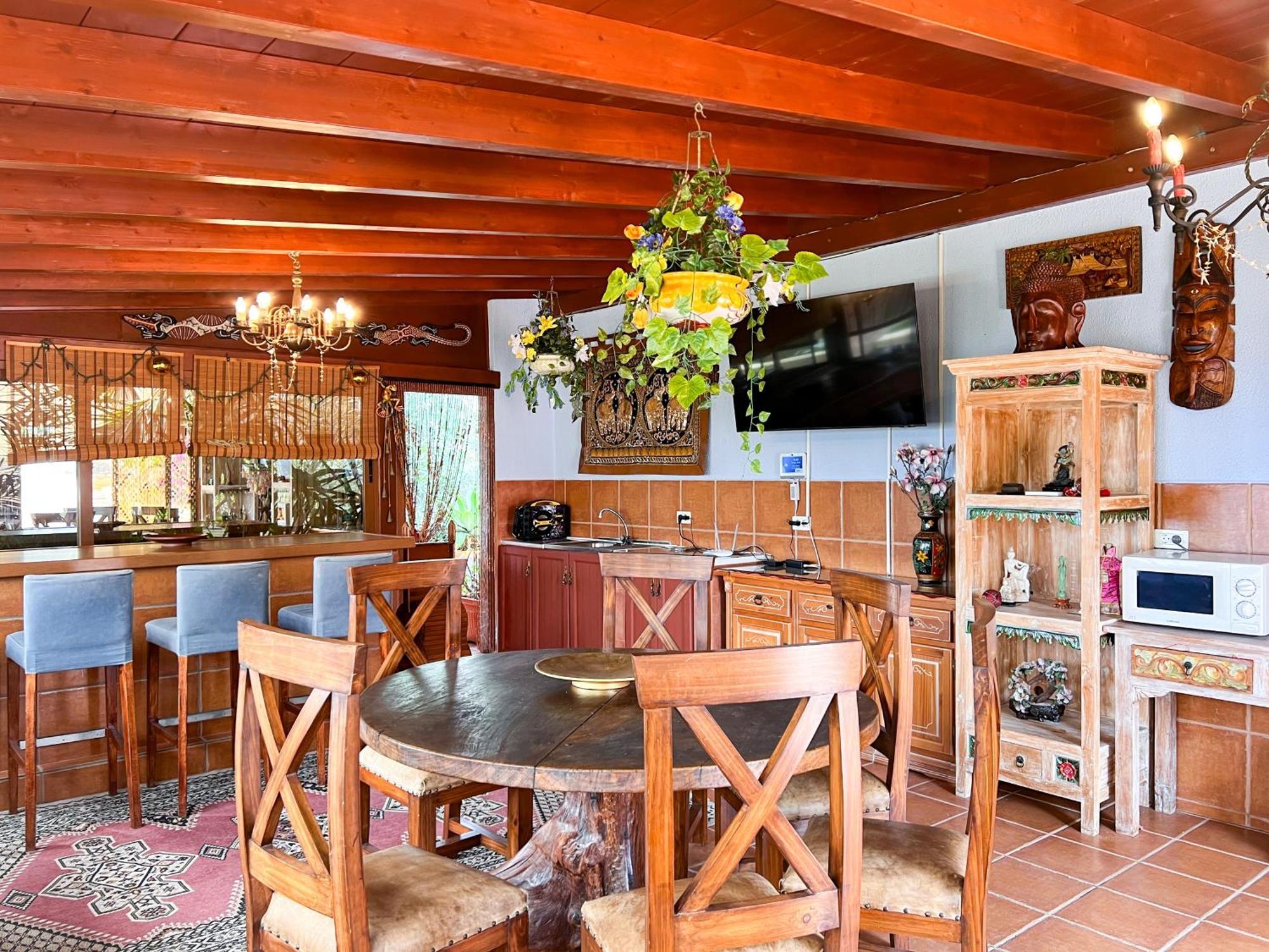 Exquisite Rural House With Garden, Pool And Sea Views Villa Arico Viejo Luaran gambar